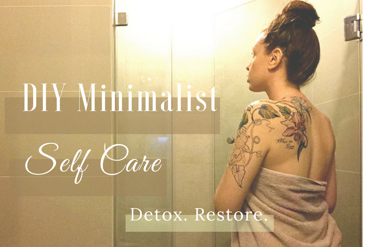 Minimalist DIY body scrub